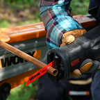 WORX WX516.9 NITRO Akku-Säbelsäge 20V - stark bürstenloser Motor - schneller Sägelblattwechsel - variable Schnittgeschwindigkeit - LED Licht - inkl. Holz- & Metallsägeblatt - ohne Akku & Ladegerät