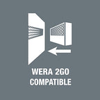 Wera 05004970001 8100 SB VDE 1 Zyklop Knarrensatz, Isoliert, Umschalthebel, 17-teilig, 3/8 Zoll