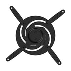 PureMounts Beamer Deckenhalterung Spider-Plus-B - 25 grad neigbar und 360 grad drehbar, 220mm Deckenabstand,(15kg), Lochabstand 180-310mm, schwarz