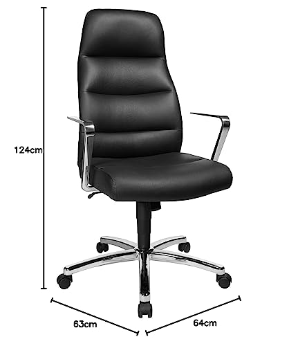 Topstar NC79RA80 Chefsessel Chairman, 63 x 64 x 124, leder schwarz