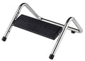 Q-Connect Premium Fußstütze/Fußablage aus Metall/Höhen Verstellbare/Fußstützen/Schwarz/Maße: 355 x 340 x 170 mm
