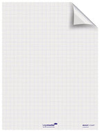 Legamaster 7-159000 Magic-Chart Flipchart, elektrostatische Folie für verschiedene Oberflächen, gerollt 25 Blatt (je 60 x 80 cm), Kariert