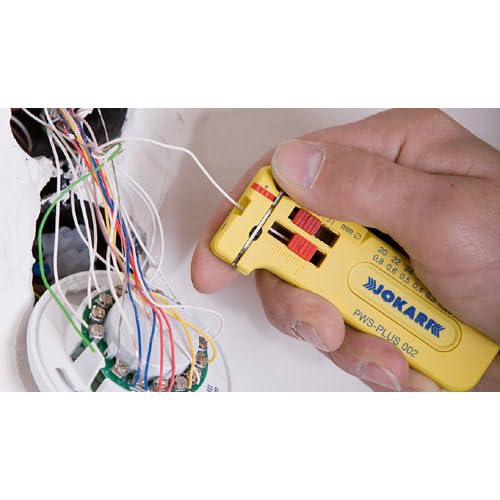 Jokari Mini-Präzisions-Abisolierwerkzeug PWS-Plus 003 zum Entmanteln von Leitern und Litzen AWG 28 bis 18/0,30-1 mm Durchmesser, 1 Stück, 40026