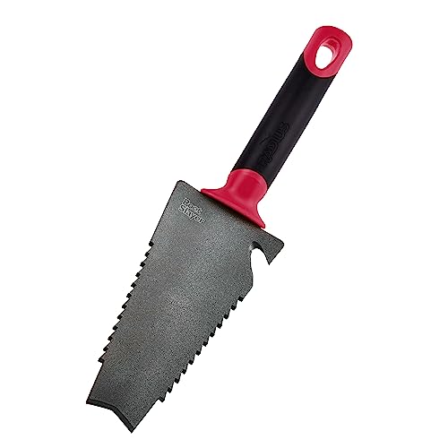 Radius Garden 16011 Root Slayer Carbon Stahl Hand Schaufel rot