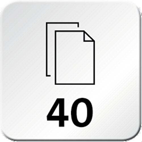 Novus B 38 Heftzange Büro (Vollmetallgerät, bis 40 Blatt) chrom