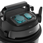 Cecotec Staubsauger für Feste Stoffe und Flüssigkeiten 30L Conga Rockstar Wet & Dry Steel Pro Tool. 1600W, erhöhte Haltbarkeit und Widerstandsfähigkeit, enthält Steckdose für Werkzeuge, Zubehörkit