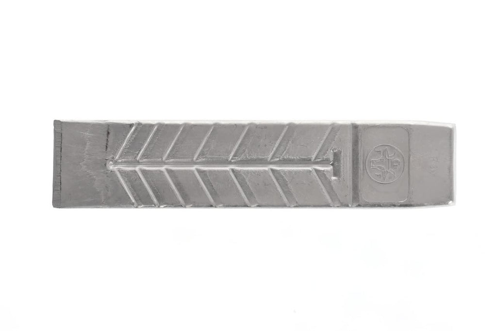 OCHSENKOPF Alu-Massivkeil, Geschmiedeter Sicherheitskeil, Zum Fällen und Spalten, KWF-Profi Qualität, Hubhöhe 35 mm