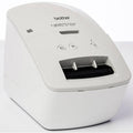 Brother QL-600G Grau Etikettendrucker (USB-Schnittstelle, Barcodedruck, automatische Schneideeinheit), 130