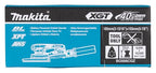 Makita BO006CGZ Akku-Deltaschleifer 40V max. / 100 x 150 mm (ohne Ladegerät und Akkus)