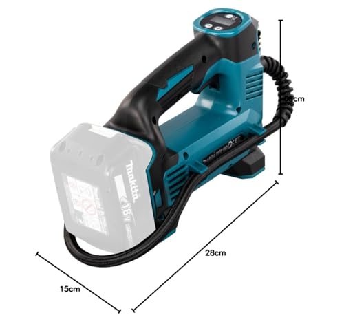 Makita DMP180Z Akku-Kompressor 8,3 bar 18 V (ohne Akku, ohne Ladegerät)
