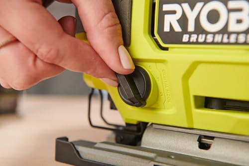RYOBI 18 V ONE+ Brushless Akku-Stichsäge RJS18BL-0, 25 mm Hublänge, Pendelhub, ohne Akku und Ladegerät