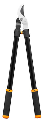 Fiskars Bypass-Astschere für frisches Holz, Antihaftbeschichtet, Gehärteter Präzisionsstahl, Länge: 81 cm, Schwarz, L11, 1027541