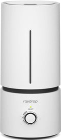 raydrop Luftbefeuchter für Schlafzimmer & Kinderzimmer, 1,7 L Leiser & Platzsparender Ultraschall-Raumbefeuchter für Baby & Pflanzen, Einfache Bedienung & Leicht zu Reinigen, Automatische Abschaltung