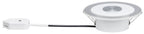 Paulmann 92907 LED Einbauleuchte Whirl rund Einbaustrahler 3x5,5W Deckeneinbauspot Alu Satin Einbaulampe Einbaulicht dimmbar Deckeneinbauleuchte