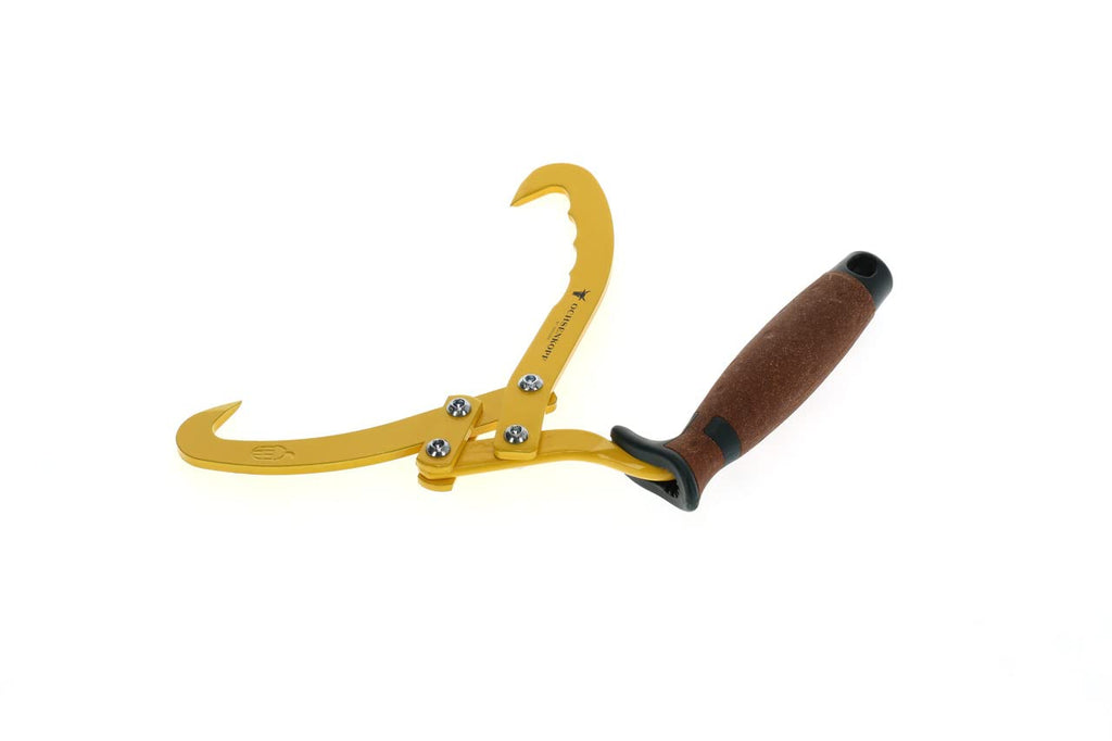OCHSENKOPF Handpackzange, Gehärtete Spitzen, Abrutschsicherer 2-Komponenten-Griff, 185 mm Maulöffnung, Gelb
