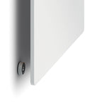 Nobo Magnetisches Whiteboard ohne Rahmen, 600 x 450 mm, individuell erweiterbare Whiteboardtafel, ideal für Büros und Teamarbeit, Stahl, Weiß, 1915656
