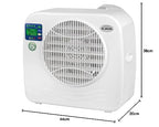 EUROM Split Klimaanlage AC2401 für Wohnwagen, Wohnmobil, Camping, Boot, Bus, Camper, Caravan, Mobilheim | Mobiles Klimagerät mit 2400 BTU | Verbessertes Modell dem legendären Klima AC2400