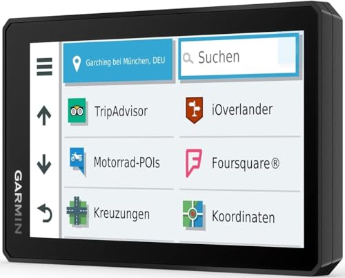 Garmin zūmo XT – wasserdichtes Motorrad-Navi für On-&Offroad mit ultrahellem 5,5“(14 cm) HD-Touchdisplay und vorinstallierter EU-Karte. Mit Adventurous Routing, Satellitenbildern