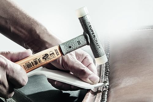 SUPERCRAFT-Schonhammer, mit schwingungsdämpfendem, ergonomisch geformtem und lackiertem Hickorystiel | D=40 mm | 3366.040