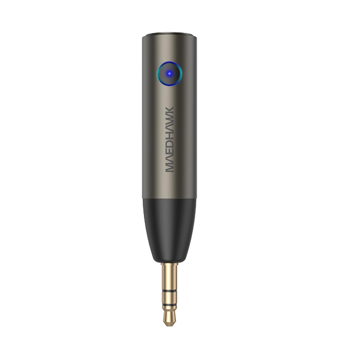 MaedHawk Aux Bluetooth 5.3 Adapter Auto, Drahtloser Bluetooth Empfänger Mini Adapter AUX Für Stereo/Kabelgebundene Kopfhörer, Freisprechgespräche, Dual-Verbindung