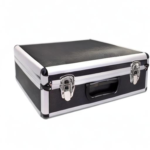 PeakTech Universalkoffer P 7305 – abschließbarer Universal-Transportkoffer mit Würfelschaumstoff – tragbarer Fotokoffer – robuster Koffer mit Schutz vor Regen und Staub – Groß (405 x 330 x 150 mm)