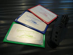 DMT Dia-Sharp® Diamant Taschenschleifstein im Kreditkartenformat Set Grob, Fein & Extrafein, Kompakter Wetzstein für Messer und Werkzeuge, Made in USA, D3EFC