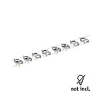 Paulmann 94153 Seilsystem Set Cardan max. 8x10W GU5,3 dimmbar Metall Seilsystem Seilleuchte Seillampe LED ohne Leuchtmittel