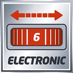 Einhell Oberfräse TE-RO 1255 E (1200 W, Spannzange Ø 6 und 8 mm, 55 mm Hubhöhe, elektronische Drehzahlregulierung, Spindelarretierung, einfacher Werkzeugwechsel) Rot/Schwarz