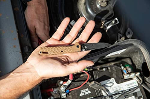 Gerber Taschenmesser mit Gürtelclip, Zilch, Klingenlänge: 7,9 cm, Gummi/7Cr17MoV-Stahl, Schwarz, 30-001879
