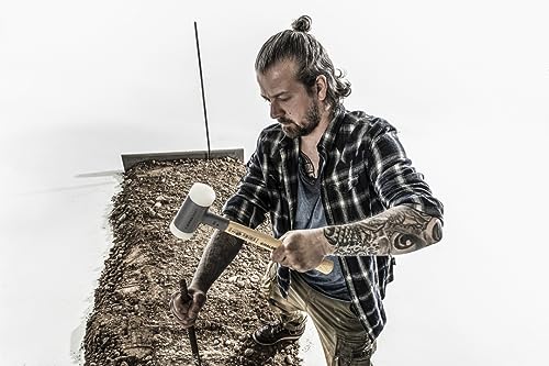 SUPERCRAFT-Schonhammer, mit schwingungsdämpfendem, ergonomisch geformtem und lackiertem Hickorystiel | D=40 mm | 3366.040