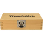Makita D-47363 Forstnerbohrer-Set 5-teilig in Holzkassette, Ø 15, 20, 25, 30, 35 mm, für Weich- und Hartholz, 8 mm Rundschaft, Länge 90 mm