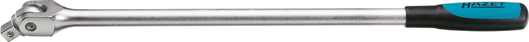 Hazet Gelenkgriff 914-18 I Länge 472 mm I Abtrieb Vierkant 12,5 mm (1/2 Zoll) I für den Einsatz an schwer zugänglichen Stellen