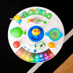 Baby Einstein, Around We Grow 4-in-1 Spieltisch & Lauflernhilfe mit Lichtern & Musik, Lauflernwagen mit Spielstation,15 Aktivität Spielzeug, 360° drehender Sitz, höhenverstellbar, Kinder ab 6 Monaten