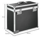 Leitz 67160095 Hängeablage-Box mobil, Aluminium, schwarz