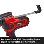 Einhell Akku-Kartuschenpistole TE-SG 18/10 Li-Solo Power X-Change (18 V, für 310 ml-Kartuschen, bis zu 2.000 N, einstellbare Drehzahl, ohne Akku)