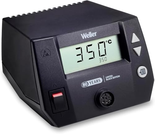 Weller WE 1010 (T0053298393) 70W/230V Digitale Lötstation, Limitierte Schwarze Edition zum 80. Jubiläum inkl. Geschenk-Lötspitze