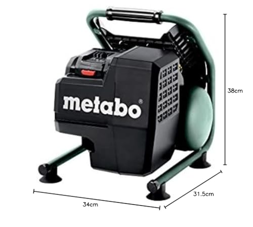 Metabo Akku-Kompressor Power 160-5 18 LTX BL OF – 601521850 – 18 V – Kompressor mit Brushless-Motor – Ohne Akku und Ladegerät