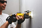 DEWALT Multi-Tool/ Multifunktionswerkzeug (18 Volt, 2,0 Ah Akku, bürstenlos, LED-Arbeitslampe, Airlock-System, inkl. 35-teiliges Zubehör-Set, 2 Akkus, Schnell-Ladegerät und TSTAK Box II) DCS355D2