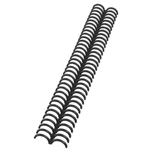 GBC 387357E ClickBind Binderücken, 16 mm, 145 Blatt Kapazität, A4, Ring 50, Schwarz