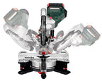 metabo Kappsäge KGS 305 M - 2000 W, 305 mm Schnittbreite, 110 mm Schnitttiefe - LED-Laserschnittführung, beidseitige Neigung, präzise und leistungsstark - Inkl. Maschinenständer KSU 401 und Zubehör