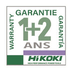 HIKOKI Exzenterschleifer SV15YC (350 Watt, 230 V, Schleifplatte-Ø 150 mm, Leerlaufdrehzahl 4.200-11.000 min-1, Schwingkreis-Ø 2,8/6,2 mm, im Karton, inkl. Staubbeutel und Zusatzhandgriff), Braun
