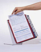Durable Tisch-Sichttafelsystem (Vario Table 10, mit 10 Sichttafeln A4) mehrfarbig, 557000
