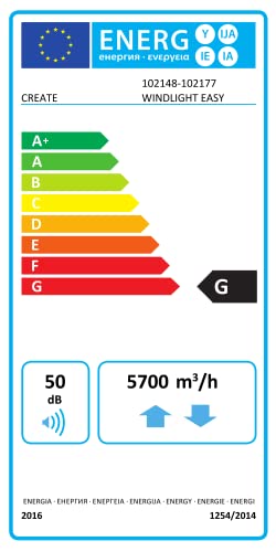 CREATE / WINDEASY/Deckenventilator Weiß umkehrbare Naturholzflügel mit Beleuchtung / 53W, Leise, Ø86cm, 3 Geschwindigkeiten, AC-Motor, Sommer-Winterbetrieb