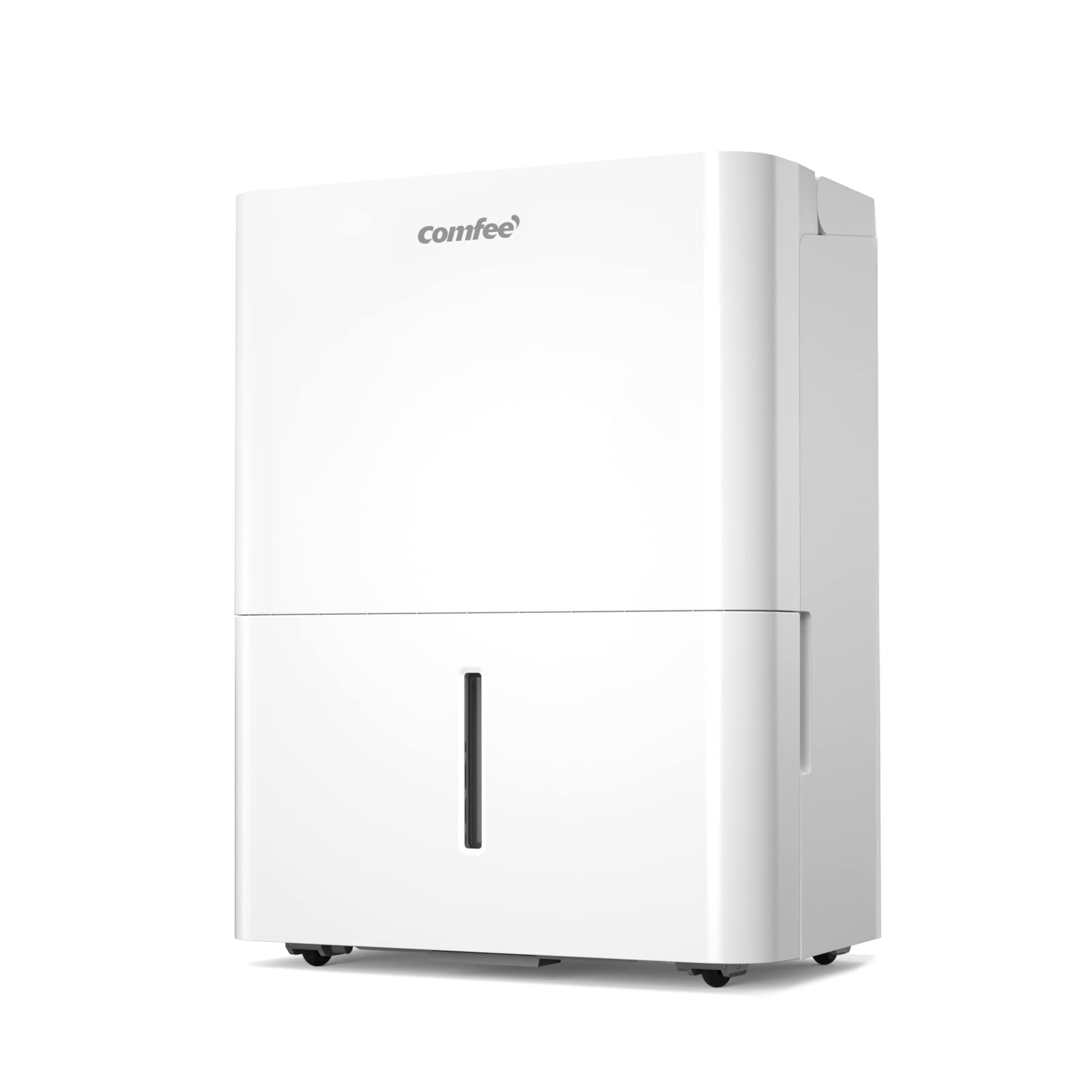 Comfee Luftentfeuchter 12 Liter/24 Stunden, geeignet für Räume bis zu 50 Kubikmeter (20 Quadratmeter), LED-Anzeige, Wasserbehälter-Vollanzeige, MDDN-12DEN7, Kältemittel R290, automatische Entfeuchtung