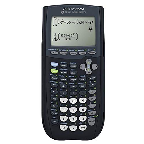 Texas Instruments TI-82 ADVANCED Grafikrechner (8-zeilig), nur mit französischer Anleitung und Sprache