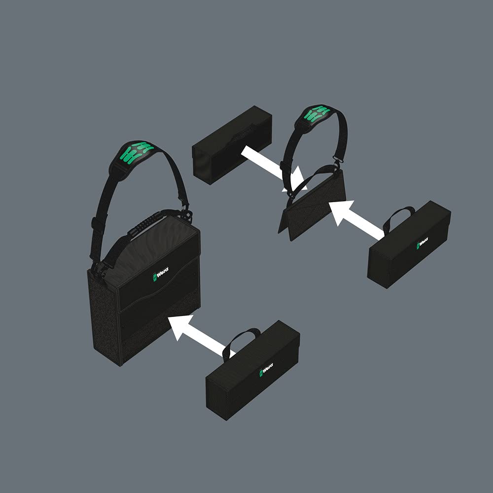 Wera 2go 3 Werkzeug-Box, 130 x 325 x 80 mm, 1 Stück, 05004352001
