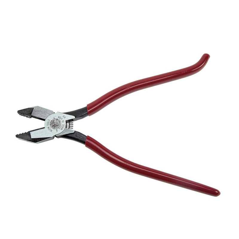 Eisenarbeiter-Zange, aggressiver Rändel, 22,9 cm kleine Werkzeuge D201-7CSTA, rot