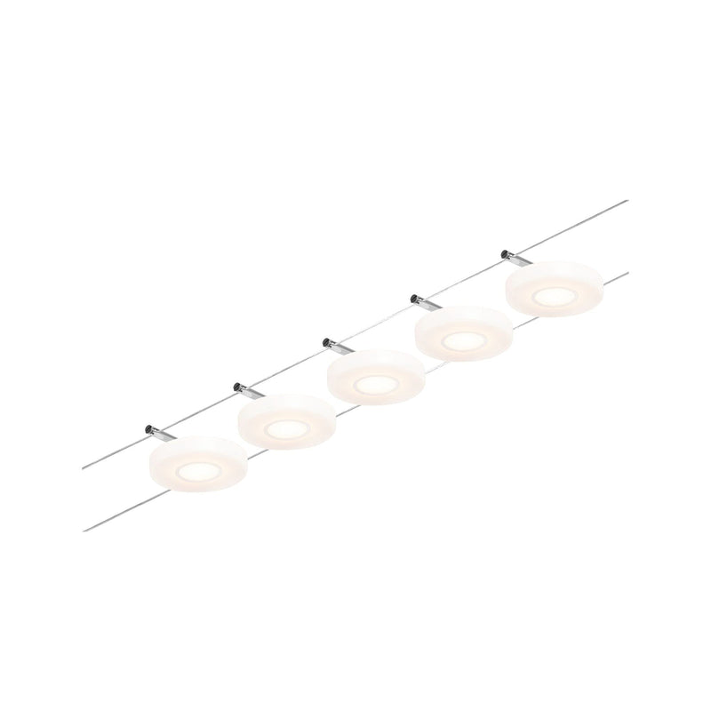 Paulmann Wire Systems Set DiscLED 5x4,5W Chrom mat