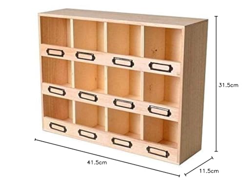 Artemio Spindschrank 41,5x11,5x31,5cm, Holz, beige, 5 x 11, 5 x 31, 5 cm