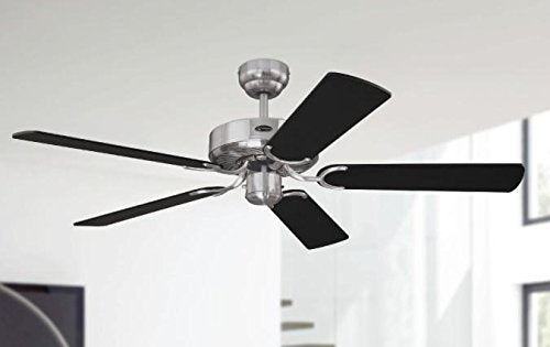 78370 Cyclone 132 cm, Deckenventilator, gebürsteter Stahl